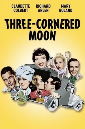 Three-Cornered Moon (1933) - poster