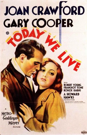Today We Live (1933) - poster
