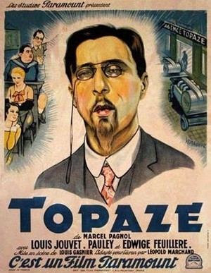 Topaze (1933) - poster