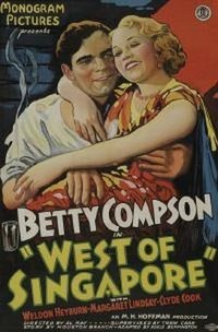 West of Singapore (1933) - poster