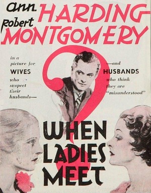 When Ladies Meet (1933) - poster