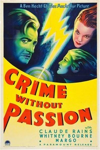 Crime without Passion (1934) - poster