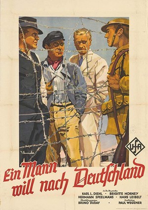 Ein Mann Will nach Deutschland (1934) - poster