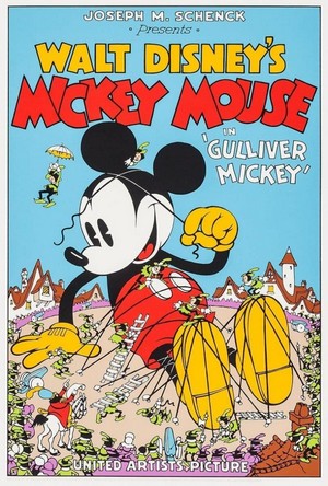 Gulliver Mickey (1934) - poster