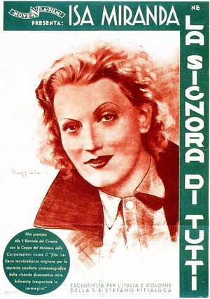 La Signora di Tutti (1934) - poster
