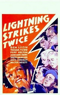 Lightning Strikes Twice (1934) - poster