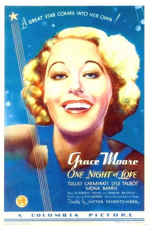 One Night of Love (1934) - poster