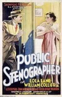 Public Stenographer (1934) - poster