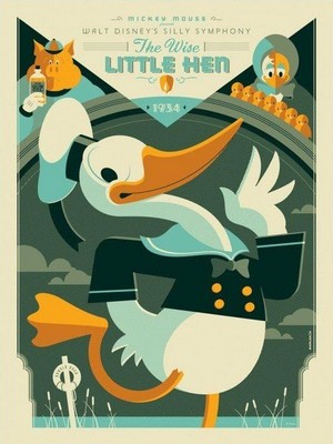 The Wise Little Hen (1934) - poster