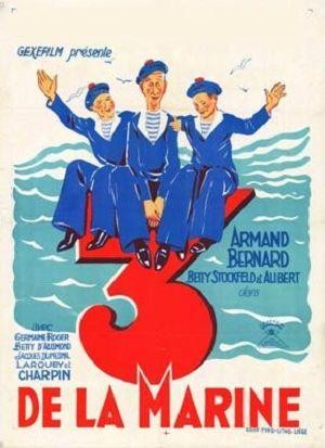 Trois de la Marine (1934) - poster