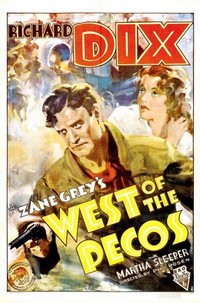 West of the Pecos (1934) - poster