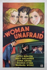 Woman Unafraid (1934) - poster