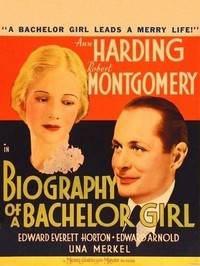 Biography of a Bachelor Girl (1935) - poster