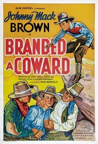 Branded a Coward (1935) - poster
