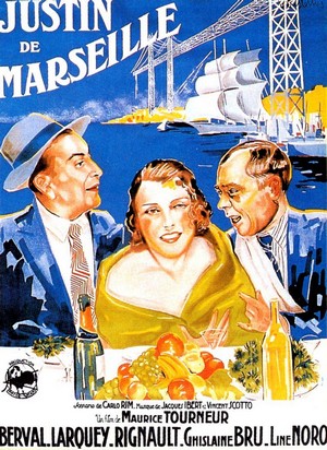Justin de Marseille (1935) - poster