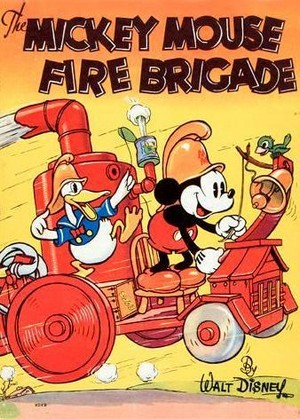 Mickey's Fire Brigade (1935) - poster