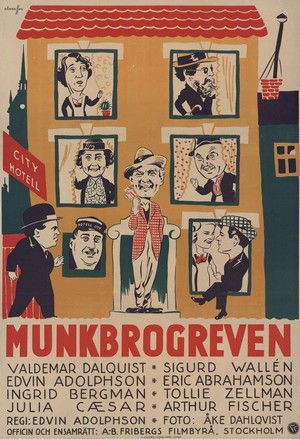 Munkbrogreven (1935) - poster