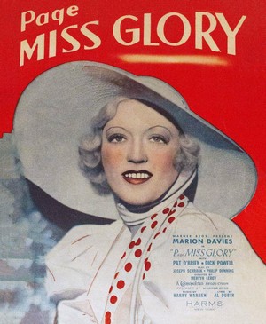 Page Miss Glory (1935) - poster