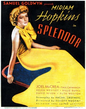 Splendor (1935) - poster