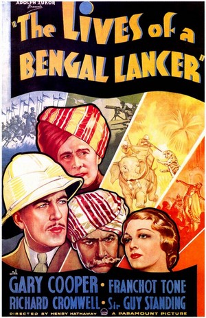 The Lives of a Bengal Lancer (1935) - poster