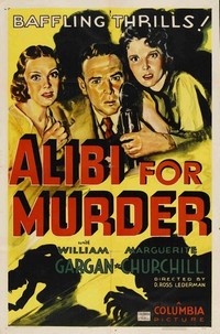 Alibi for Murder (1936) - poster