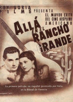 Allá en el Rancho Grande (1936) - poster