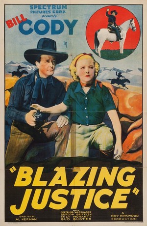 Blazing Justice (1936) - poster