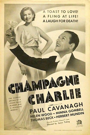 Champagne Charlie (1936) - poster
