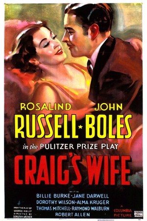 Craig's Wife (1936) - poster