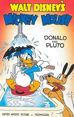 Donald and Pluto (1936) - poster