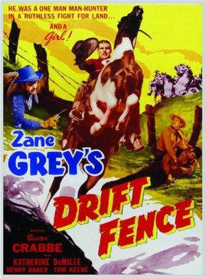 Drift Fence (1936) - poster