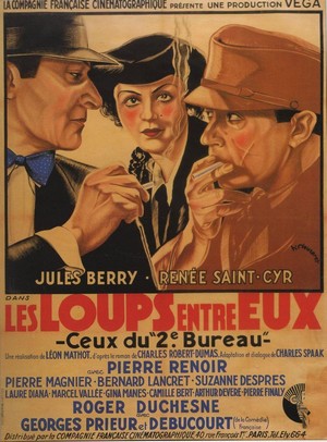 Les Loups entre Eux (1936) - poster