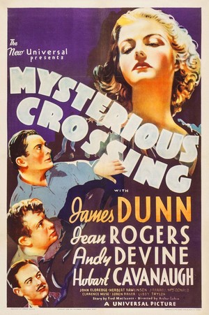 Mysterious Crossing (1936) - poster
