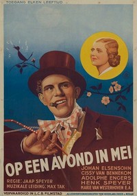 Op een Avond in Mei (1936) - poster