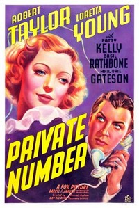 Private Number (1936) - poster