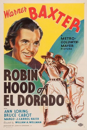 Robin Hood of El Dorado (1936) - poster