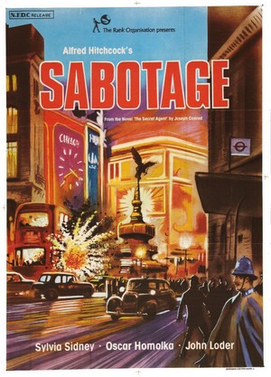 Sabotage (1936) - poster
