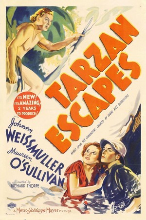 Tarzan Escapes (1936) - poster