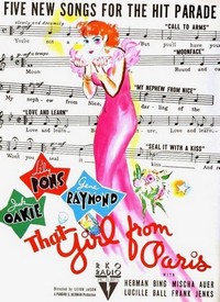 That Girl from Paris (1936) - poster