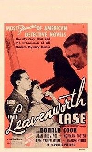 The Leavenworth Case (1936) - poster
