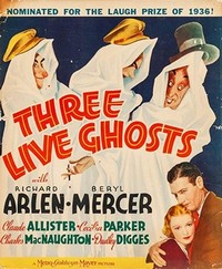 Three Live Ghosts (1936) - poster