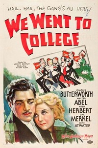 We Went to College (1936) - poster