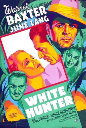 White Hunter (1936) - poster