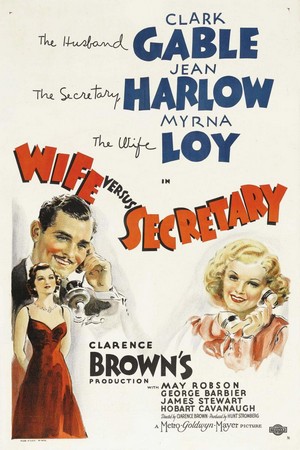 Wife vs. Secretary (1936) - poster