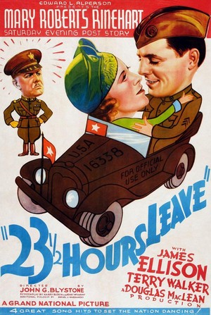 23 1/2 Hours Leave (1937) - poster