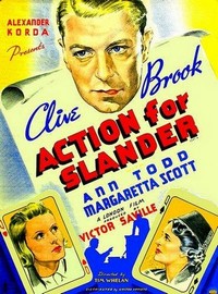 Action for Slander (1937) - poster