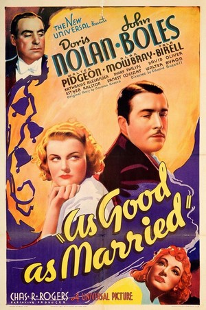 As Good as Married (1937) - poster