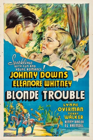 Blonde Trouble (1937) - poster