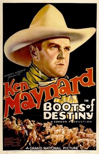 Boots of Destiny (1937) - poster