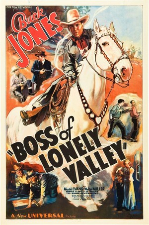 Boss of Lonely Valley (1937) - poster